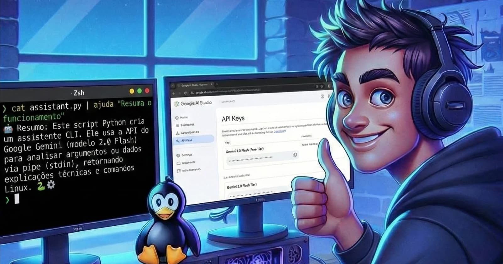 The Terminal Has a Brain: Supercharging my Linux Workflow with Python and the Google Gemini API
