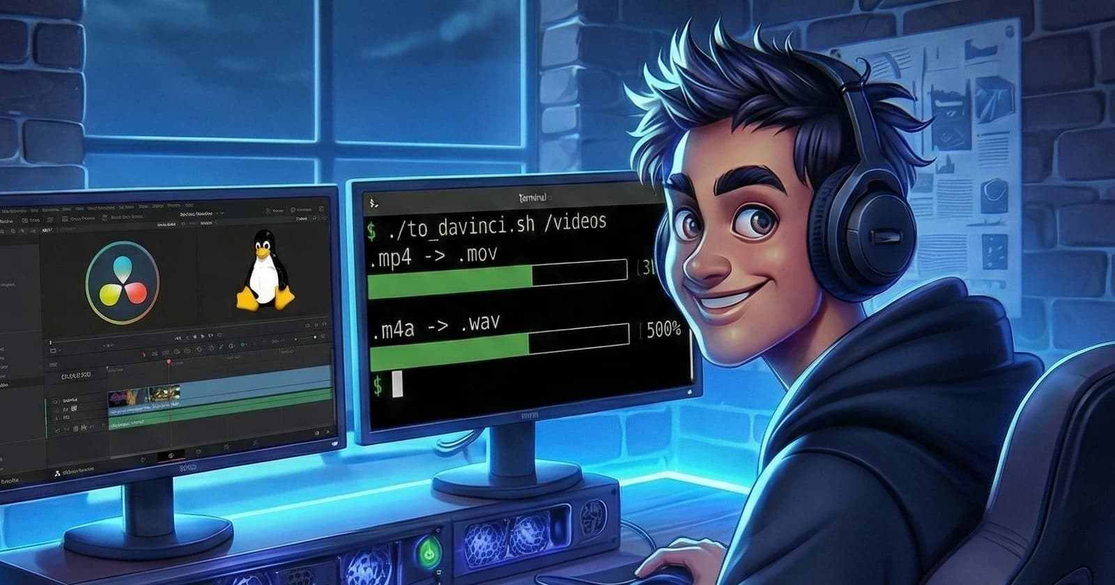 DaVinci Resolve on Linux: Solving the Codec Nightmare (With a little help from AI and Diolinux)